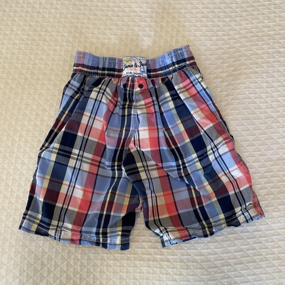 Janie and Jack Plaid Swim Trunks - Picture 5 of 11